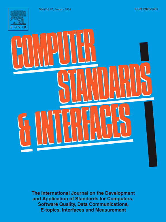 Go to journal home page - Computer Standards & Interfaces